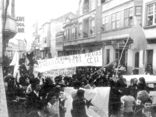 Manifestación de Carballo