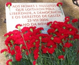 Placa en homenaxe aos represaliados / Foto: Consellaría de Cultura