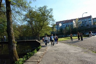 Paseo da Alameda de Allariz, onde se van realizar as actividades (Imaxe: Allariz.com)